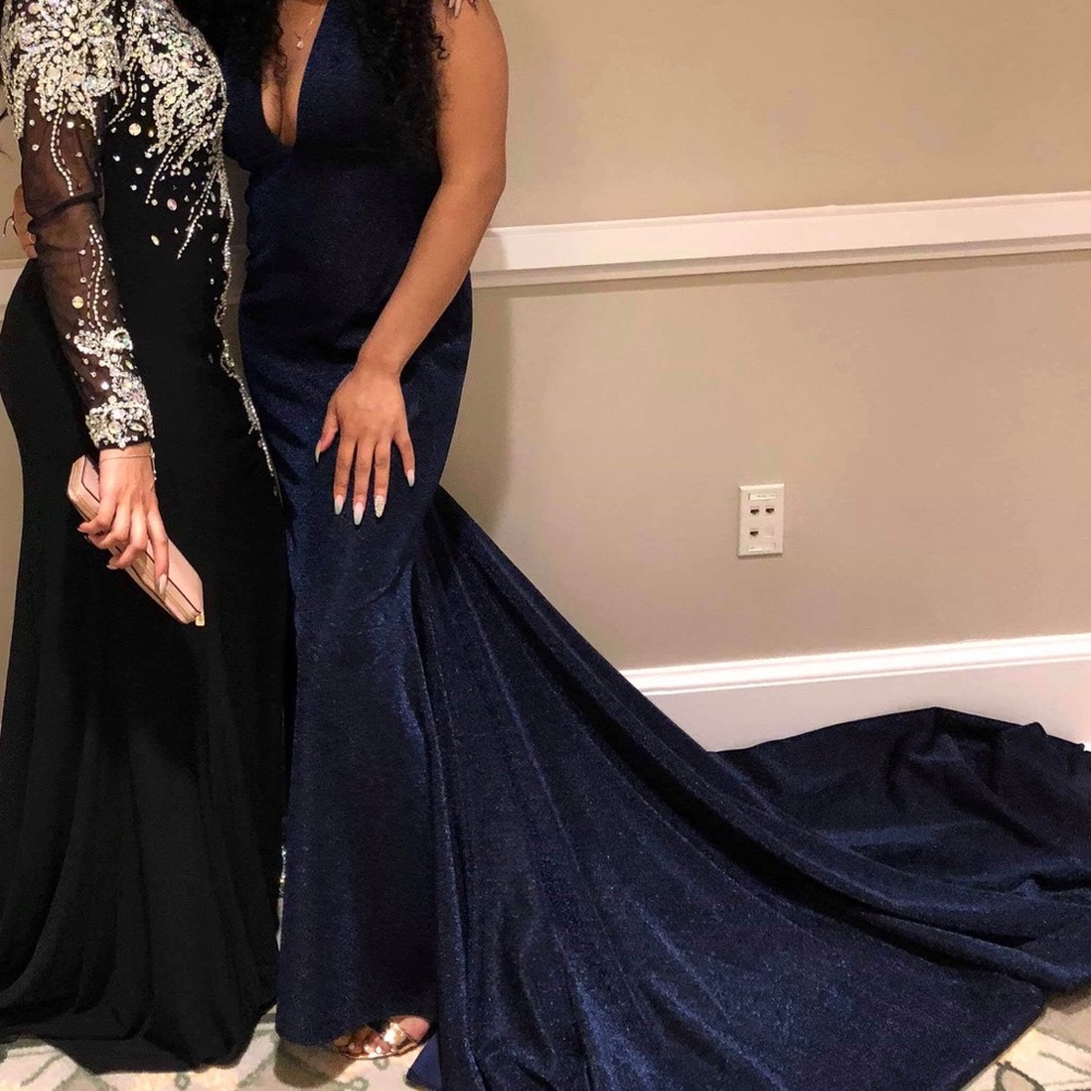 Navy blue dress